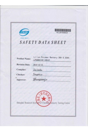 Product Safety Report